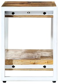 vidaXL Έπιπλο Τηλεόρασης 90 x 30 x 40 εκ. από Μασίφ Ξύλο Μάνγκο