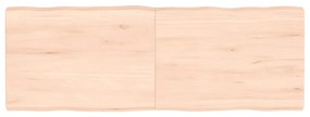 vidaXL Επιφάνεια Τραπεζιού 140x50x(2-6)εκ Ακατέργαστο Μασίφ Ξύλο Δρυός