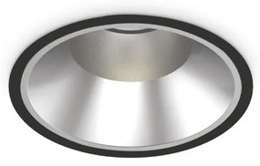 Χωνευτό Φωτιστικό Οροφής LED 42W Μαύρο IP54 4000K Off 266602 Ideal Lux 266602