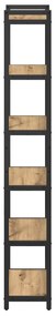 vidaXL Βιβλιοθήκη artisan δρυς 40 x 30 x 188 εκ Επεξεργασμένο ξύλο