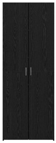vidaXL Highboard Μαύρη δρυς 70 x 42.5 x 185 εκ Επεξεργασμένο ξύλο