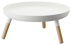 Διακοσμητική Πιατέλα YMZK5564 Φ32x13cm Natural-White Yamazaki Metal,Wood