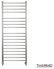 Thermo Bellavia Θερμαινόμενη πετσετοκρεμάστρα 120x50cm Inox Brushed ΔΕΝ ΠΕΡΙΛΑΜΒΑΝΤΟΝΤΑΙ ΔΙΑΚΟΠΤΕΣ &amp; ΑΝΤΙΣΤΑΣΕΙΣ