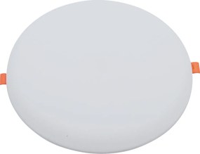 Χωνευτό LED Panel Φ8.5xY3cm Χωρίς Πλαίσιο 9W με Σύστημα Ρυθμιζόμενης Τρύπας Κοπής 3-6cm