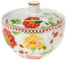 Ζαχαριέρα Floral Grey 14.201.14 300ml Grey-Multi Cryspo Trio Πορσελάνη