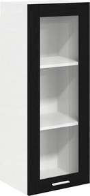 vidaXL Κρεμαστό ντουλάπι Μαύρη Οξυά 40 x 31 x 100 εκ.