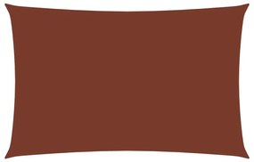 Πανί Σκίασης Ορθογώνιο Τερακότα 2,5 x 5 μ. από Ύφασμα Oxford - Καφέ