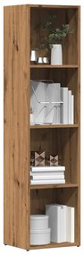 vidaXL Ντουλάπι βιβλίων Artisan Oak 36x30x143 cm Κατασκευασμένο ξύλο
