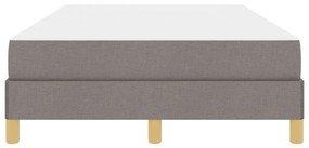 vidaXL Κρεβάτι με ελατήρια Ταμπά και Καφέ 120 x 200 cm