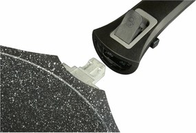 Τηγάνι GSW 167802 Αλουμίνιο Ø 28 cm Μαύρο