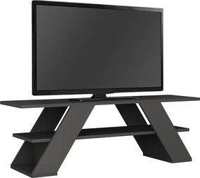 Έπιπλο τηλεόρασης Farfalla Megapap χρώμα ανθρακί 120x33,5x40εκ.