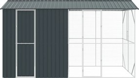 vidaXL Κλουβί Πουλιών Ανθρακί 430 x 208 x 247 εκ