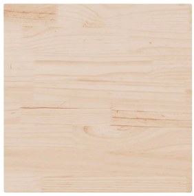 vidaXL Επιφάνεια Τραπεζιού Τετράγωνη 80x80x2,5 εκ. Μασίφ Ξύλο Πεύκου