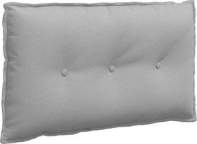 vidaXL Μαξιλάρι Πλάτης Σκίουρος Γκρί 80 x 50 x 19 cm ύφασμα