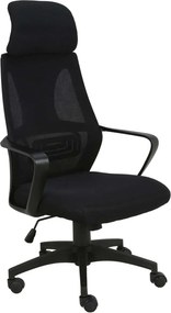 BF2950 Πολυθρόνα Γραφείου Διευθυντή, Mesh Μαύρο   1τμχ