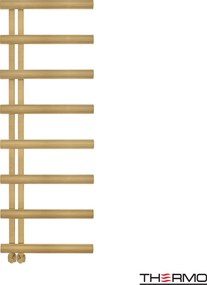 Thermo Accent Brushed Gold - Θερμαινομενη πετσετοκρεμάστρα - 50x140 cm