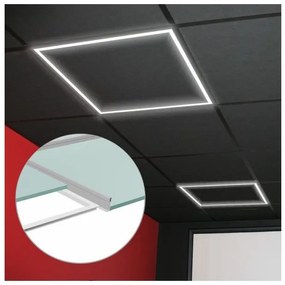 Πάνελ Χωνευτό Οροφής LED SMD 40W 4000K Epistar Λευκο 5814 Spotlight-5814-Λευκό 5814