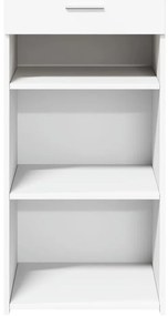 vidaXL Συρταριέρα Λευκή 45x42,5x93 εκ. από Επεξεργασμένο Ξύλο
