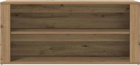 vidaXL Πάγκος Παπουτσιών Artisan Δρυς 100x35x45 εκ. Επεξεργασμένο Ξύλο