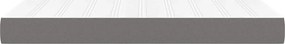 vidaXL Στρώμα με Pocket Springs Μέτριο 120 x 190 cm Γκρι