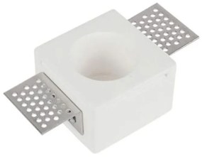 Σποτ Χωνευτό Γυψοσανίδας S048 White Τετράγωνο Plaster