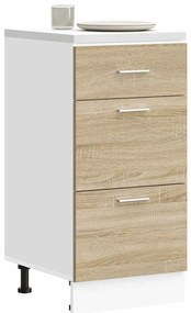 vidaXL Κάτω ντουλάπι Lyon Sonoma Oak 40x46x81,5 cm Κατασκευασμένο ξύλο