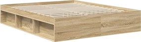 vidaXL Σκελετός Κρεβατιού Sonoma Δρυς 160 x 200 cm