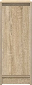 vidaXL Παπουτσοθήκη Sonoma Δρυς 29,5x34x76 εκ. από Επεξεργασμένο Ξύλο