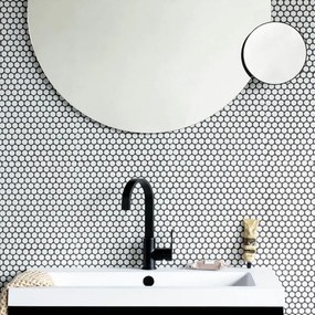 Καθρέφτης τοίχου Brabantia MindSet Mineral 1005690, 5x μεγέθυνση, Μαγνητική βάση, Ανθεκτικό στη διάβρωση, Ορυκτή επίστρωση, Γκρι