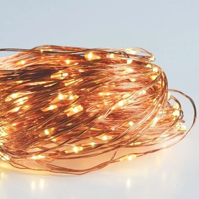 300 LED λαμπάκια σε σειρά με καλώδιο χαλκού-Xalkino-Warm White