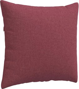 vidaXL Μαξιλάρι Καναπέ 2 pcs Κόκκινο 50 x 50 cm ύφασμα