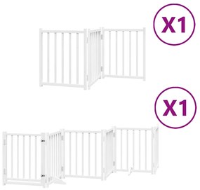 vidaXL Διαχωριστικό Σκύλων/Πόρτα Πτυσσόμενο 9 Πάνελ 450εκ. Ξύλο Λεύκας
