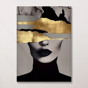 Πίνακας σε καμβά Golden Girl in Black I KNV2517 30cm x 40cm