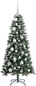 vidaXL Τεχνητό Χριστουγεννιάτικο Δέντρο με 150 LED Πράσινο 120 cm