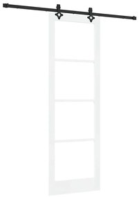 vidaXL Συρόμενη Πόρτα ORKDAL Λευκό 78 x 232 cm Ξύλο και μέταλλο