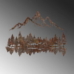 Decorative Metal Wall Accessory Rusty Landscape 2 Antiquation