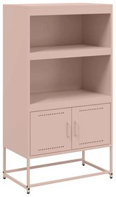 vidaXL Ραφιέρα Ροζ 68,5x38,5x123,5 εκ. από Ατσάλι