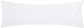 vidaXL Δίχτυ Σκίασης Παραλλαγής Λευκό 613x138 εκ. με Σάκο Αποθήκευσης