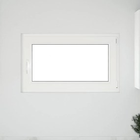 vidaXL Παράθυρο Υπογείου "RISOR" 100x60 εκ. Ανακλινόμενο & Περιστρεφόμενο DIN Δεξί Ανθρακί