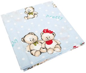Σεντόνι Μονό Επίπεδο + Μαξιλαροθήκη (Σετ) Dimcol Two Lovely Bears 64 Ciel