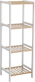 Ραφιέρα kit απο mdf σε χρώμα λευκό/σονόμα 35x35x100