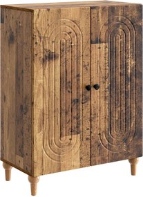 vidaXL Πλαϊνό γραφείο Παλαιωμένο ξύλο 66 x 34,5 x 90 εκ