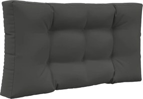 vidaXL Μαξιλάρι Καναπέ Εξωτερικού Χώρου 2 pcs Ανθρακί Πολυεστέρας