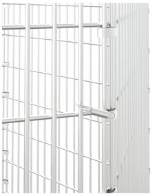 vidaXL Περίφραξη Ζώων Ελεύθερης Βοσκής 6 Πάνελ 54x80 εκ. Γαλβ. Σίδερο