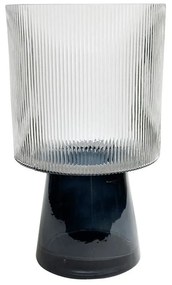Βάζο 00.03.32515 Φ14,5x25cm Grey-Black Glass