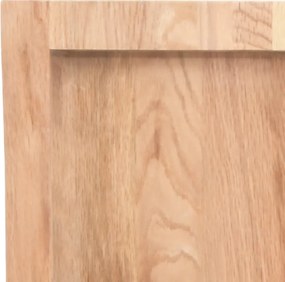 vidaXL Πάγκος Μπάνιου Αν. Καφέ 80x40x(2-6) εκ. Επεξεργ. Μασίφ Ξύλο