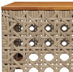 vidaXL Σαλόνι Κήπου Σετ 9 τεμ. Μπεζ Συνθετικό Ρατάν με Μαξιλάρια