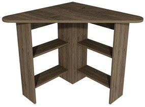 Γραφείο Γωνιακό Corner 550ARN1102 80x80x73,8cm Walnut
