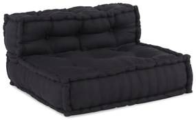 vidaXL Modular Pouffes 4 τμχ σε Ανθρακί Ύφασμα