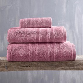 Πετσέτες Μπάνιου (Σετ 3τμχ) Rythmos Laura 500gsm Ροζ